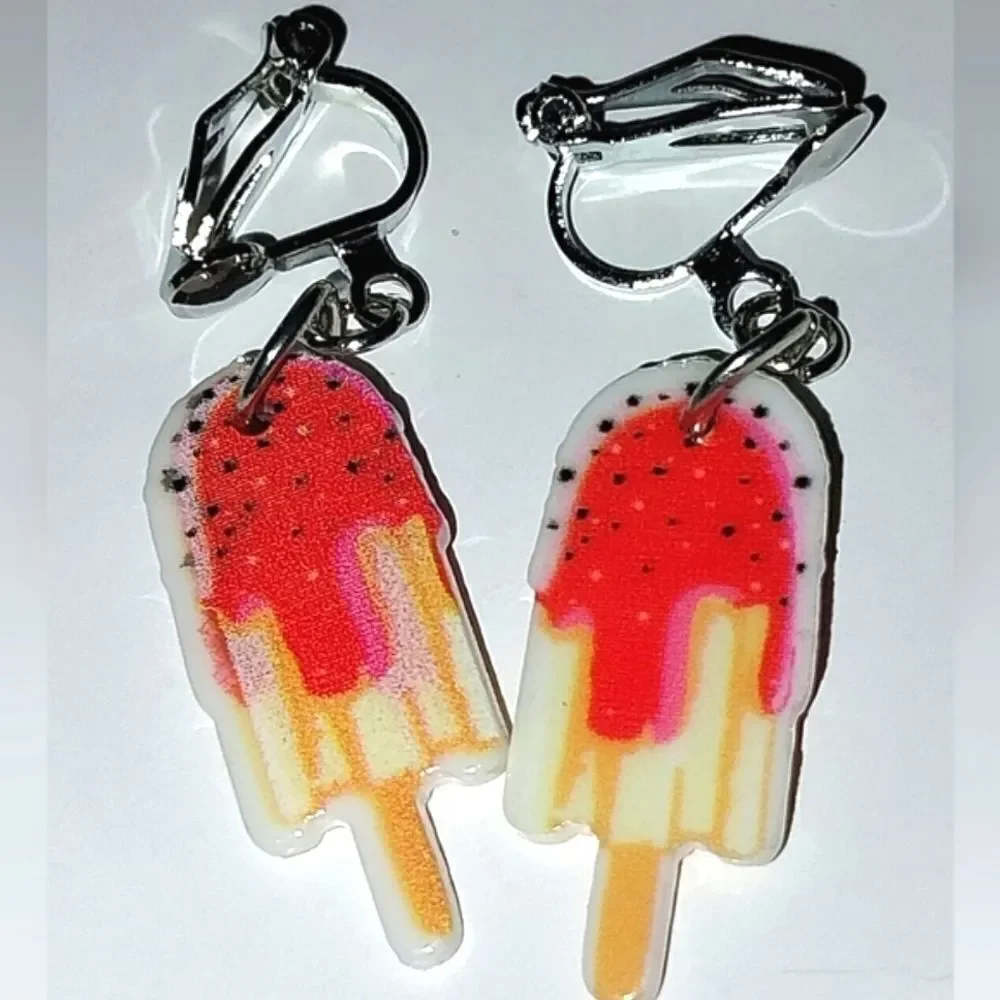 Super cute girls clip-on earrings